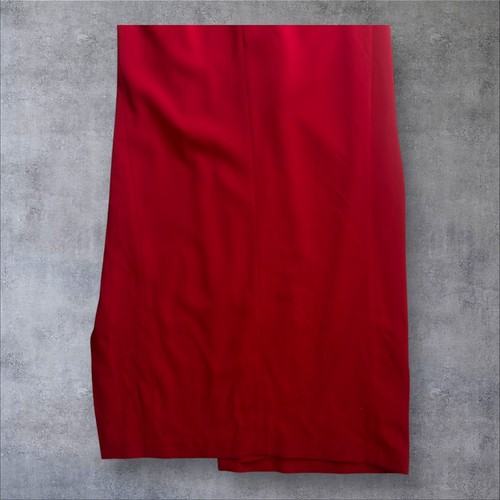 Coast Red Ruched Ruffle Maxi Dress V Neck UK 12 Occasion Wedding Guest Races - Picture 10 of 10
