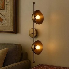 Handmade Brass Sputnik Wall Sconce – 2-Light Wall Lamp or Flush Mount Fixture
