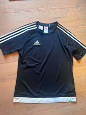 adidas Climalite Funktions-Shirt Trikot Schwarz/Wei&szlig; Gr. 164