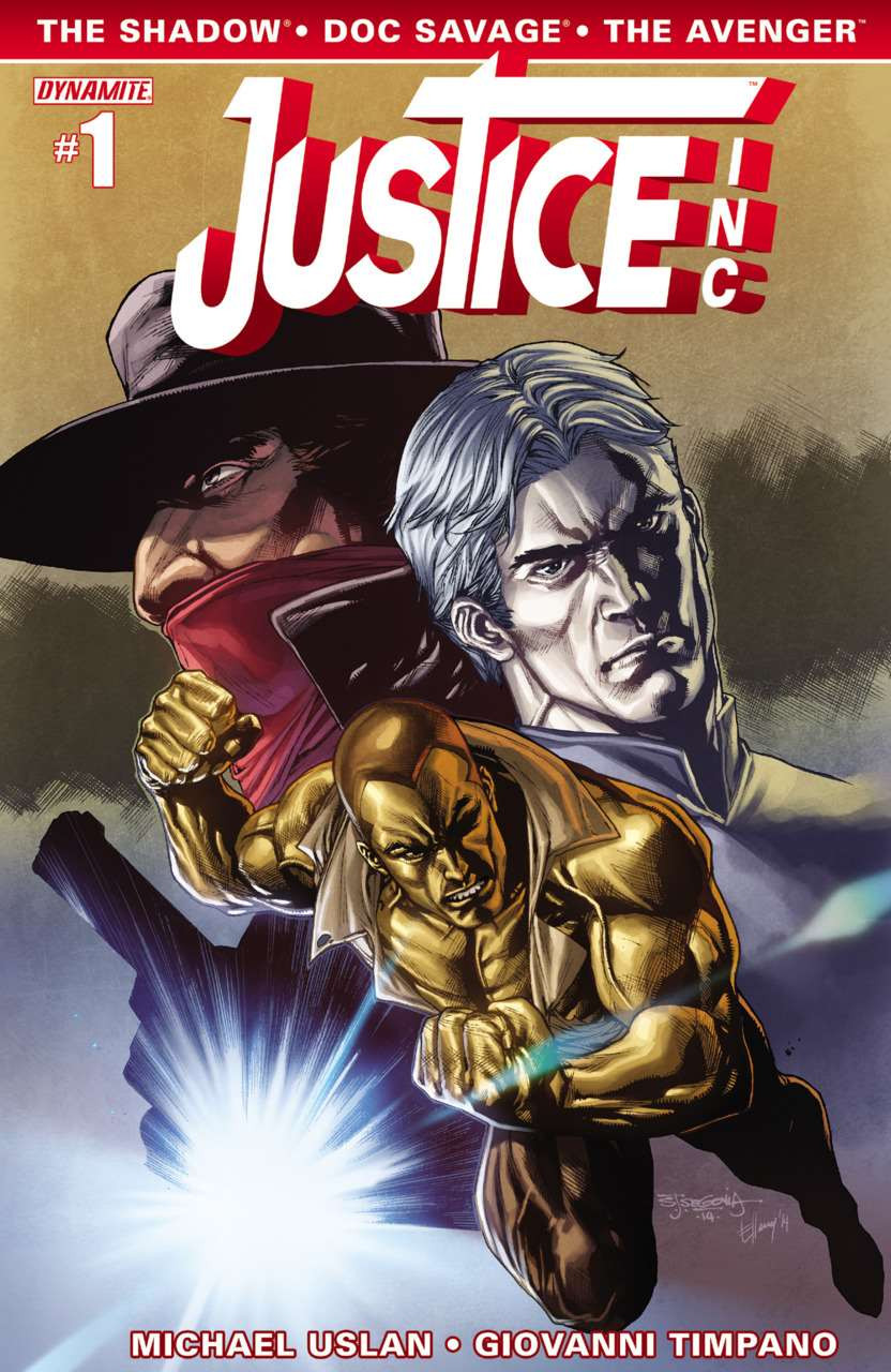 Justice Inc. (Dynamite) #1D VF/NM; Dynamite | the Shadow Doc Savage the Avenger