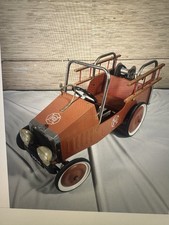 Vintage Antique 1938 Fire Truck Pedal Car