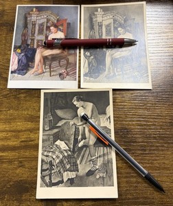 WWII German Postcard Lot- Munich House Of Art Museum, Original, Female Art