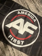 AMERICA FIRST NJF Black Flag - 3x5