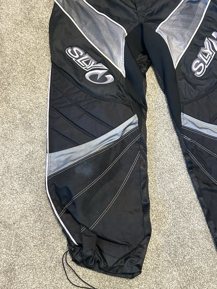 Pantalones de paintball acolchados Sly 2011 negros grises S11 Pro Merc talla XL Foto 3 de 4