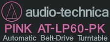 audio-technica PINK AT-LP60-PK Signature Series Dust Cover