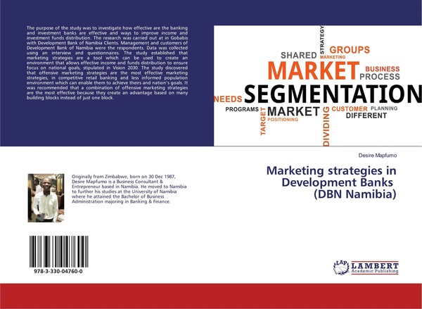 Desire Mapfumo | Marketing Strategies In Development Banks (Dbn Namibia) | Buch-image