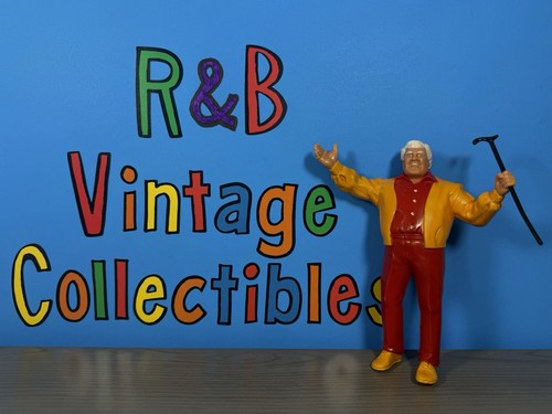 WWF LJN 1986 Series 3 Freddy Blassie w/ Cane! Near...