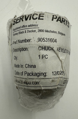 STANLEY BLACK & dECKER KEYLESS CHUCK 10MM 90531604