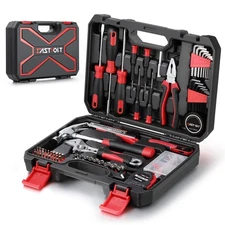128-Piece Home Repair Tool Set, Tool Sets for Homeowners, General Household H 