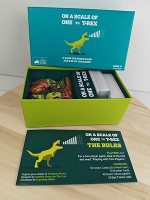 On a Scale of One to T-Rex Partyspiel - komplett - Exploding Kittens - top