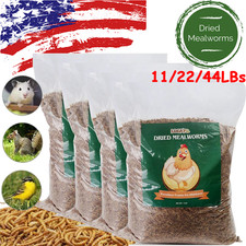 Lot Dried Mealworms For Wild Birds Chicken Treats Duck Feed Organic Meal Worms