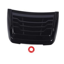 Hood Bonnet Air Intake Vent Scoop Cover, Glossy Black Hood Air Intake Trim