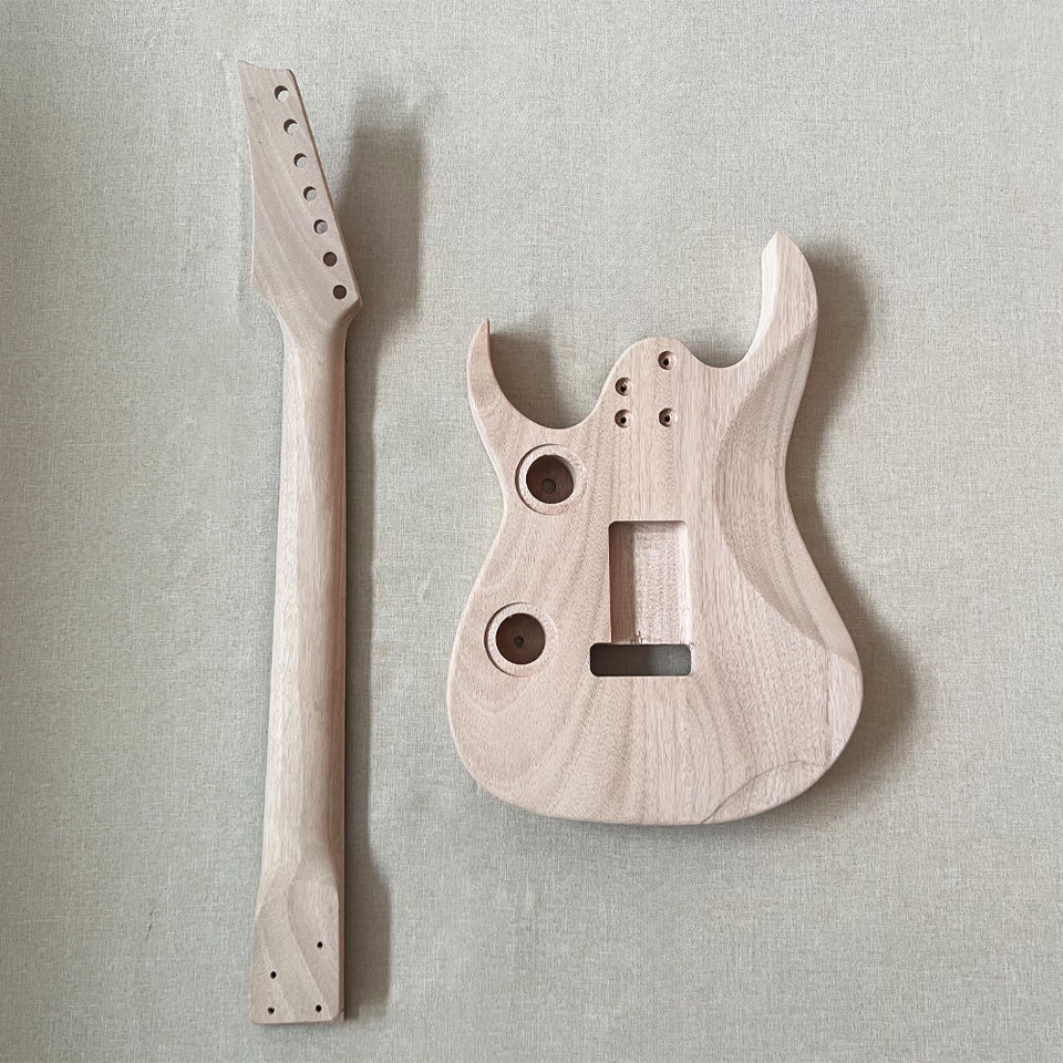 DIY 7 Seven String Mahogany Body Rosewood Fingerboard Electric Guitar ...