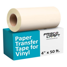 Roll of Paper Transfer Tape for Vinyl 4  X 50Ft 