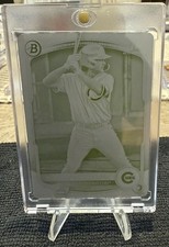 2025 1st Bowman Johnathon Long 1 of 1 Yellow Printing Plate BP-58 