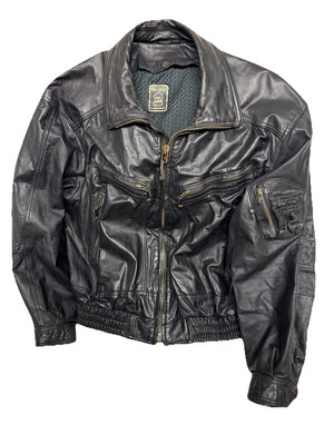 FIRST GEAR HEIN GERICKE LEATHER Jacket Black Mens XL *See Description