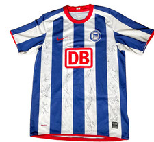 seltenes  Nike Trikot  Hertha BSC  mit org. Spieler Unterschriften Autogramme