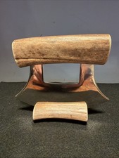 Alaskan Ulu Knife Antler Handle & Sharp Stainless Steel Blade