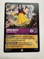 Snow White - Merry as the Morning (Cold Foil) 37/204 Wilds Unknown
