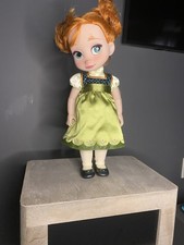 Disney Animators Collection Anna Doll Frozen 16" Disney Store Green Dress