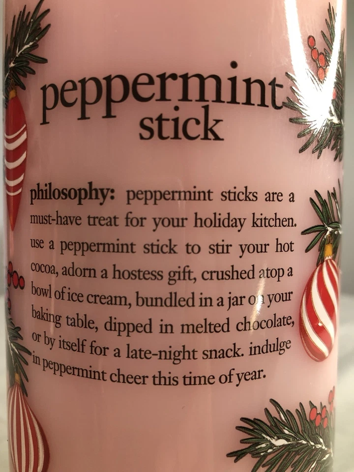 Champú, gel de baño y ducha Philosophy Peppermint Stick Holiday 32 fl oz Foto 4 de 4