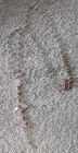 Vintage Silvertone Y Drop Necklace With AB Acrylic Beads ~ 17" — photo 2