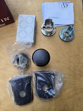 Baldwin 5420 412 PASS Tahoe Passage knob set Distressed Venetian Bronze