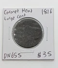 Photo of a 1816-P Large Cent from an eBay listing that sold on Jul 18, 2026