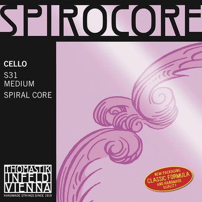 Thomastik Spirocore 44 Size Cello Strings 44 G String, Tungsten