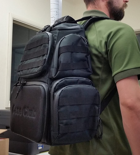 Tactical Range Backpack Bag Gun Firearm Accessories Shooting Ammo Pistol Case - Picture 3 of 12
