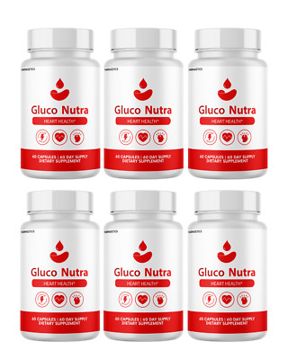 Gluco Nutra Blood Pills to Support Circulation & Glycogen Health- 6 Bottles