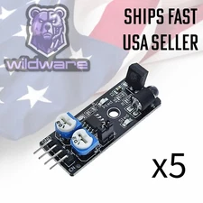 5pcs IR-08H 4pin IR Infrared Obstacle Avoidance Sensor Module - USA seller