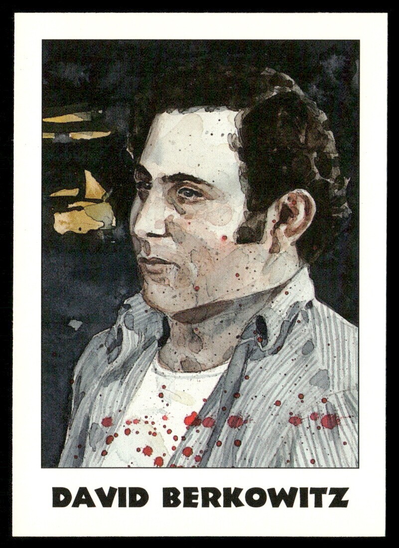 1992 True Crime Series 2, Killer Trading Card #73 😎 DAVID BERKOWITZ 😎