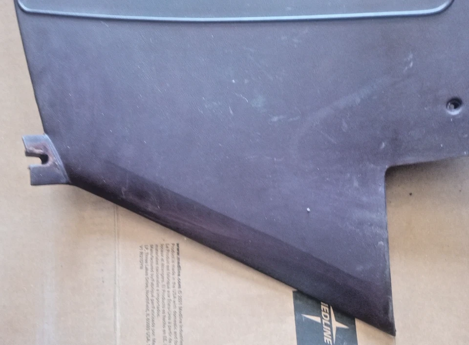 REAR SAIL PANEL LH BUICK REGAL BURGUNDY INSIDE INTERIOR 81-87 LOC-116DG - Image 2 of 4