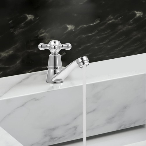 Bathroom Sink Faucet Cold Water Single Hole Tap Washing Basin Replacement for - Picture 4 of 12