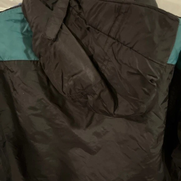 CHAQUETA CON CREMALLERA COLOMBIA POLAR Forrada Niños Con Capucha Talla M (10-12) Azul Foto 2 de 4