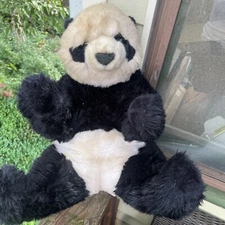 Panda Bear Avanti Applause Jockline Italy 19” Lifelike Vintage Plush Large 1984