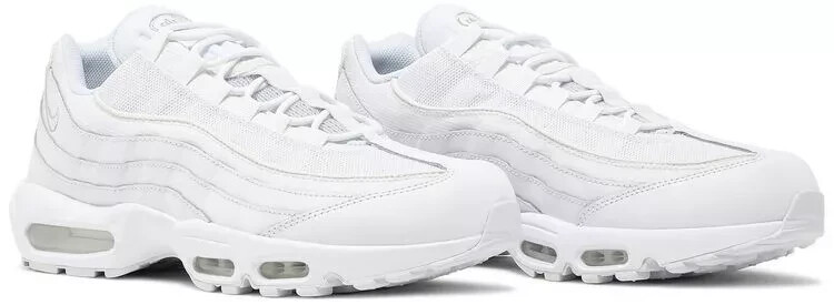 Nike Air Max 95 Essential White Grey Fog CT1268-100 Men's Size | eBay
