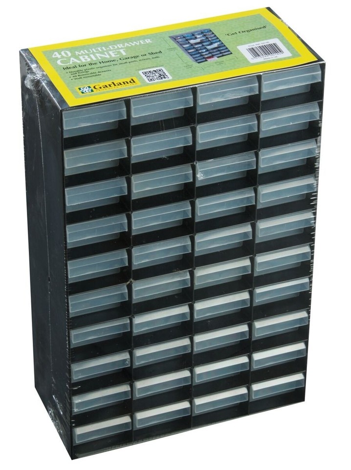MULTI STORAGE DRAWER CABINET UNIT HOME GARAGE NAIL SCREW CRAFT BITS ...