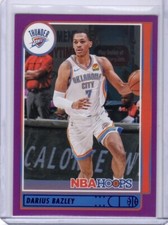 2021-22 Panini NBA Hoops Darius Bazley #23 Purple Parallel Oklahoma City Thunder