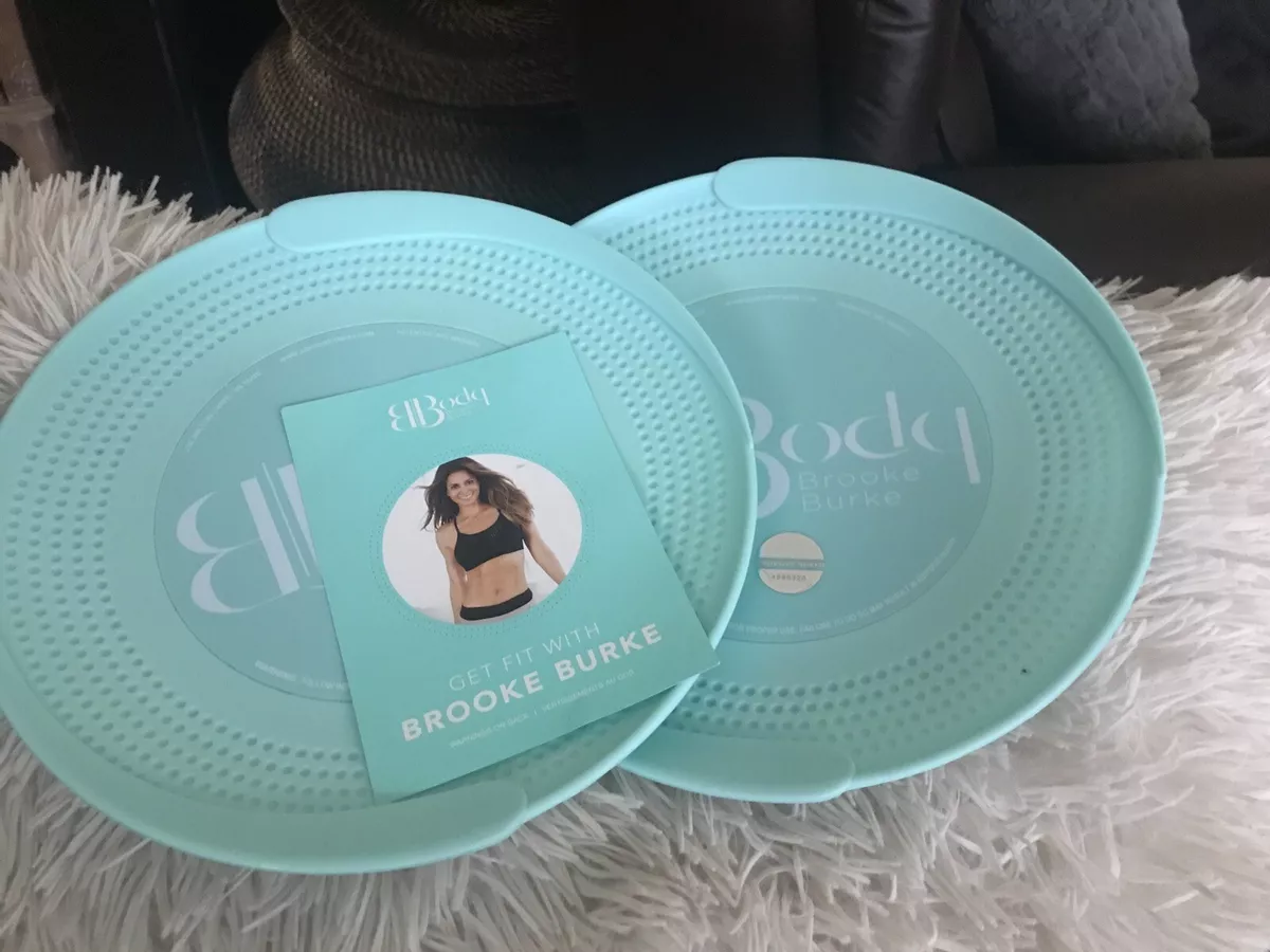 Get Fit with Brooke Burke Exercise Body Yoga Fitness Discs Sliders