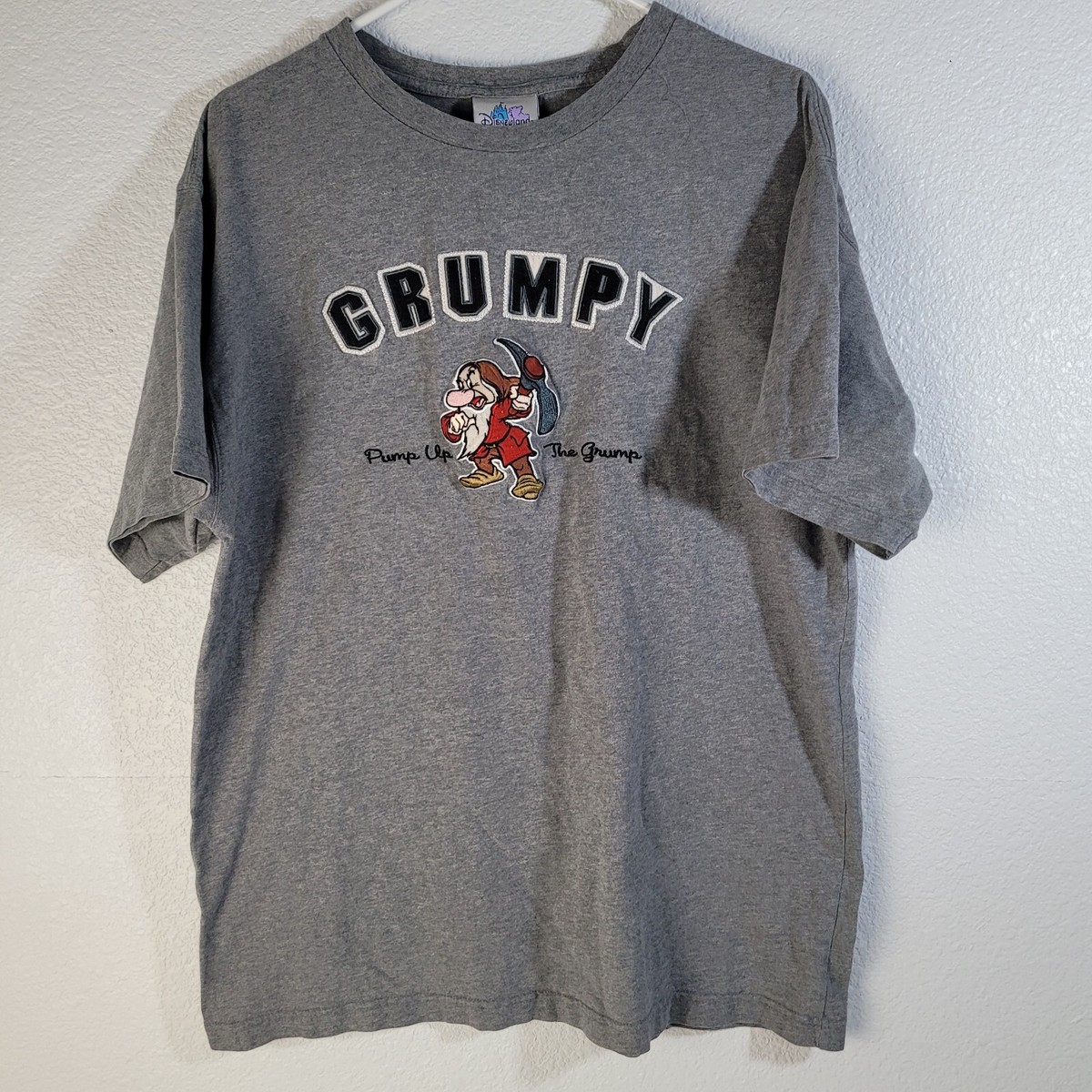 Disneyland Resort Grumpy “Pump Up The Grump” Stiched T-Shirt