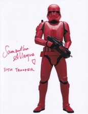 SAMANTHA ALLEYNE signed Autogramm 20x25cm STAR WARS in Person autograph COA