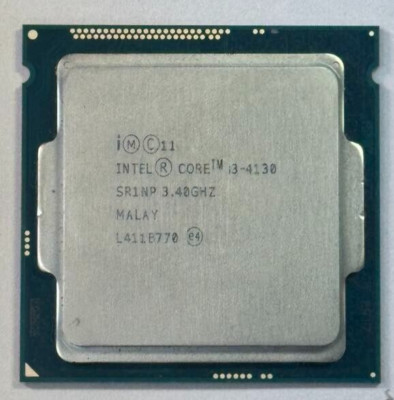 (13) Intel Core SR1NP i3-4130 3.40GHz FCLGA1150 2 Core 3MB 5GT/s 54W Desktop CPU