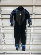 AQUA LUNG HYDROFLEX - Women’s Dive Wetsuit 3mm Camo Blue Size XL