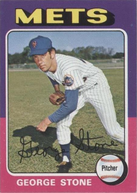 1975 Topps Mini - George Stone #239 - 1 of 1