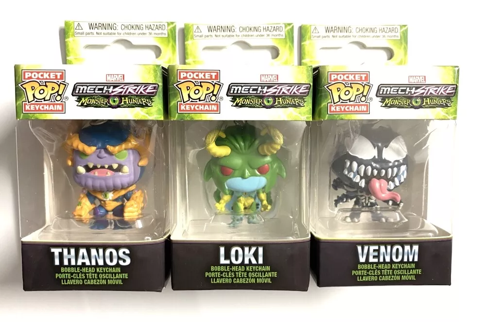 Funko Pocket Pop Keychain Marvel Mech Strike Monster Hunters