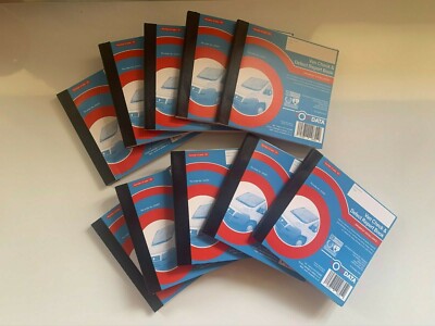 50 Seiten Lieferwagen Scheck & Mängel Scheckbericht Buch Duplikat x10