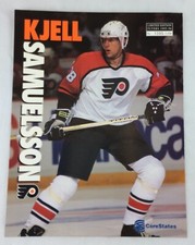 NHL 1996 02/25 Philadelphia Flyers Game Day Souvenir Photo-Kjell Samuelsson