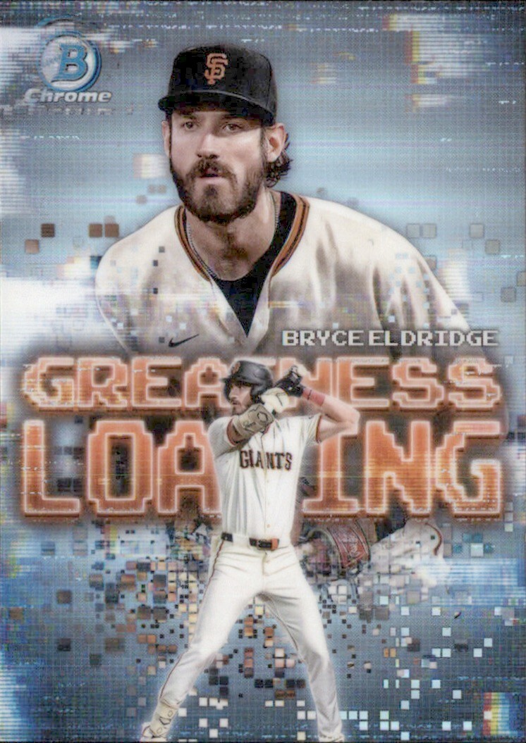 2025 BOWMAN CHROME GREATNESS LOADING INSERT BRYCE ELDRIDGE
